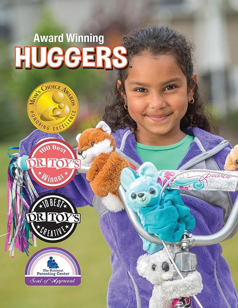 Wild Republic Huggable Animal Plush Toy with Slap Bracelet, Huggers Toy, Gift, Large (Octopus)