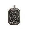 Trendy Simple Ancient Greek God of War Pendant Popular Charms Stainless Steel Angel Wings Shield Necklace Mens Jewelry