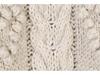 Handmade Chunky Cable Knit Wool Sweater - Heart Pattern Loose Fit
