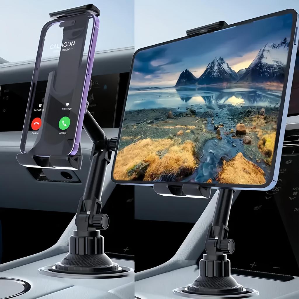 Car phone holder, car cup holder drink holder phone navigation holder, adjustable rotating phone holder