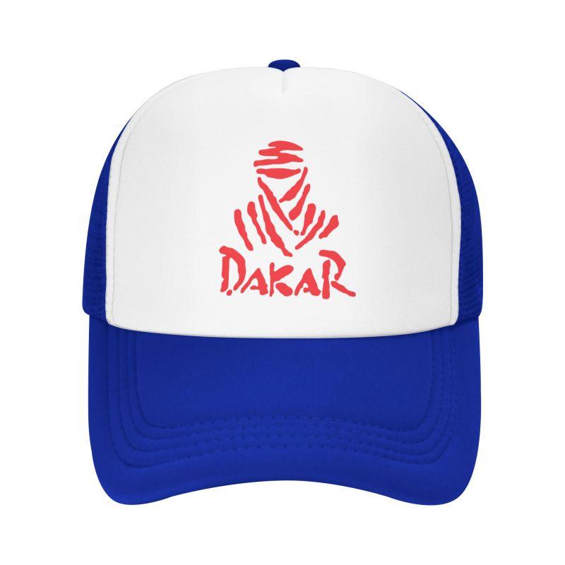 Dakar Rally Print Mesh Baseball Cap Unisex Adjustable Snapback Caps Summer Breathable Sun Visor Hat Trucker Hats