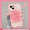 Applicable To Apple 11 Series Mobile Phone Case iPhone11promax Smudged Peach Doll 11 Double Bracket 11 Women