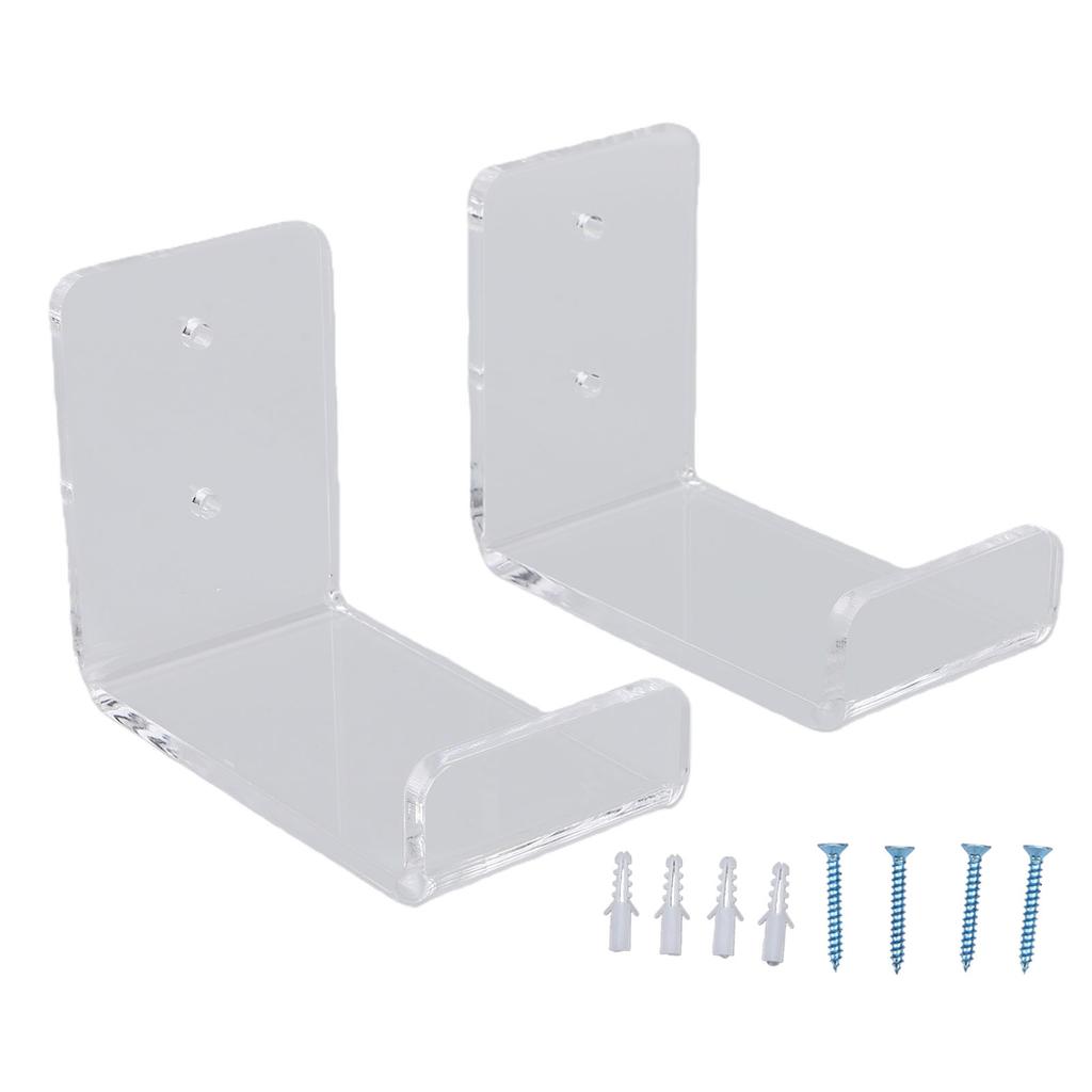 Skateboard Display Rack Transparent Wall Mount Longboard Snowboards Storage Hanger Horizontal for Home Garage Office