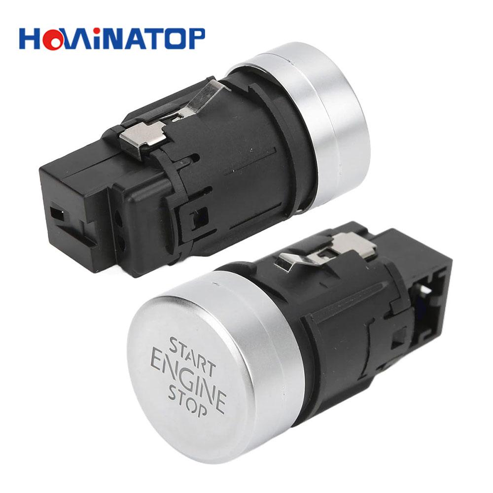 HOWINATOP 5GG959839 4Pin Engine Start Stop Button Switch For VW Golf MK7 2013‑2019 T-Roc 2017‑2021 OEM Replacement