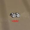 1 Pair Trendy Earring Jewelry Silver Round Zircon Earrings For Women Prevent Allergy Party Accessories Gift