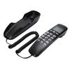 Telefone Básico com Fio Montável na Parede Estilo Retrô Fino Telefone Fixo de Parede com Suporte DTMF para Identificador de Chamadas Portátil para Casa Hotel
