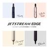 Stylo bille à encre à base d'huile Mitsubishi Pencil Jet Stream Edge 0.28 Blanc Rouge Super Fin Mais Facile à Écrire SXN100328W.15