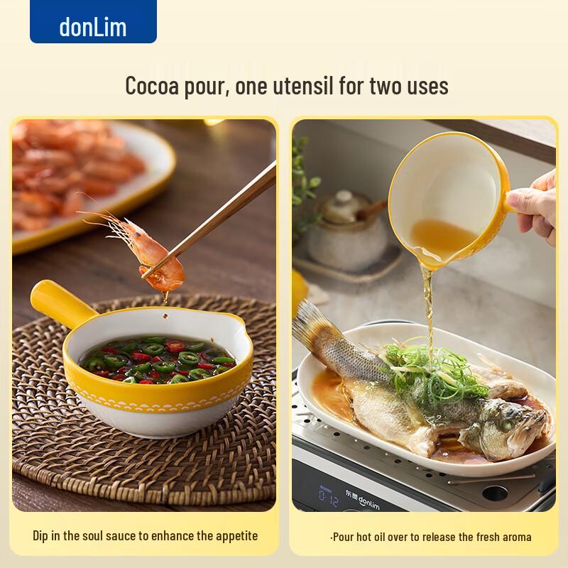 Donlim DL-TC003 Ceramic Steaming Fish Plate