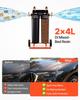 Deionized Water System for Car Wash, Spotless Car Wash Water System with 2 X 4L DI Resin, Bypass Valve & TDS Meter, Portable Sport-Free Water