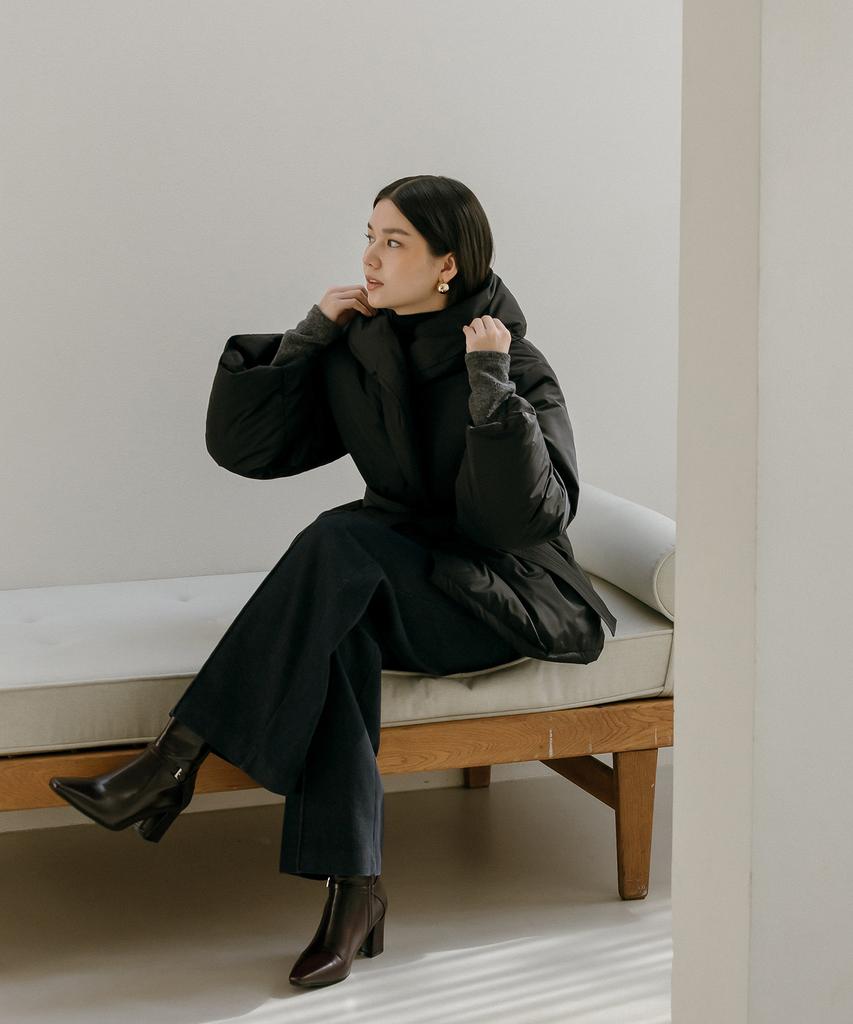 Meibeoyu Lenna Wool Turtleneck T-Shirt _ Black