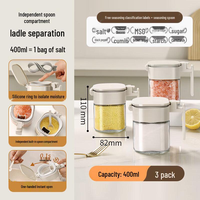 Glass Seasoning Jar
