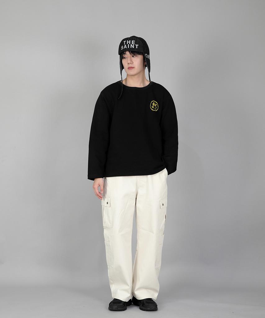 Seinteukeulu Double Cargo String Jogger Pants Dcj-338 Cream