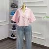 Women's 2026 Summer New Design Loose Fit Versatile Fashionable Short Collared Shirt Top