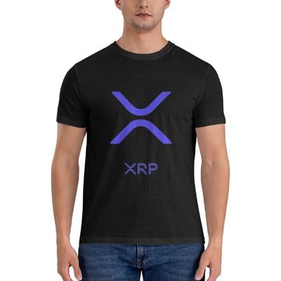 K Xrp Ripple Men's Cotton Crewneck T-Shirts, Casual Shirts