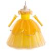 Girls' Belle Princess Cosplay Dress - Formal Halloween & Christmas Outfit