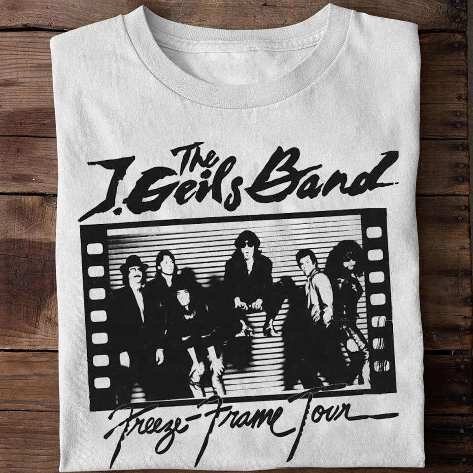 NEW The J. Geils Band U2 Tour at Los Angeles White All Size Shirt CO10 M