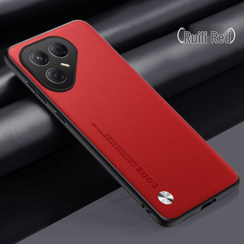 Retro Leather Shockproof Case for Tecno Pova8 5G - Business Style