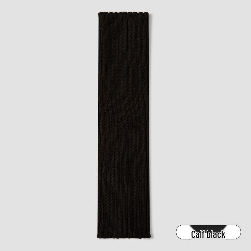 

Вязаные гетры цвета хаки в вертикальную полоску - износостойкие, не скатывающиеся, в стиле Y2K для осени/зимы. One Size