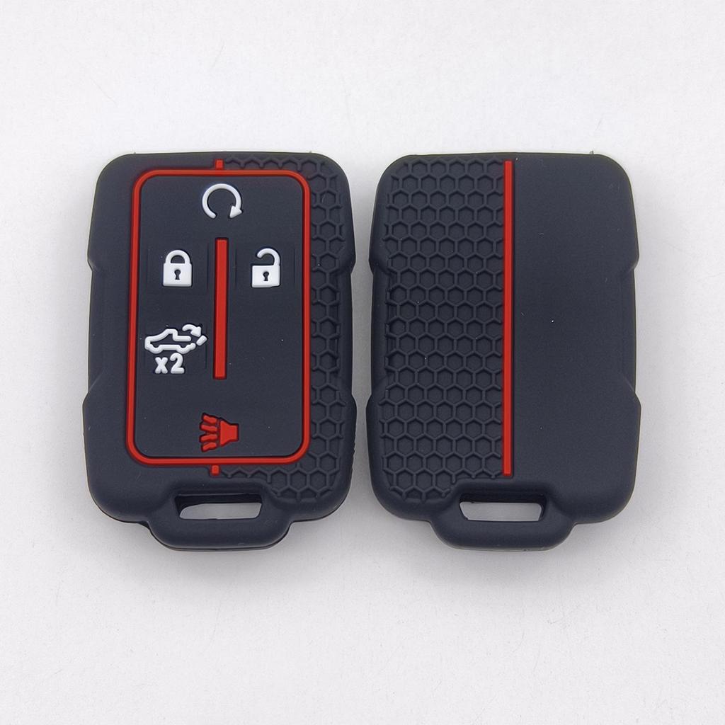 Silikonhülle für Chevy/GMC 4+1 Tasten Smart Key