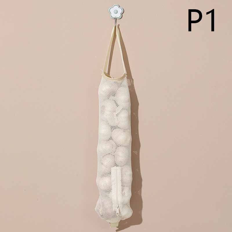 Multi-Layer Kitchen Hanging Mesh Bag For Garlic Onion Ginger Fruit Vegetable Storage Net Bag Kitchen Accessories 830₽