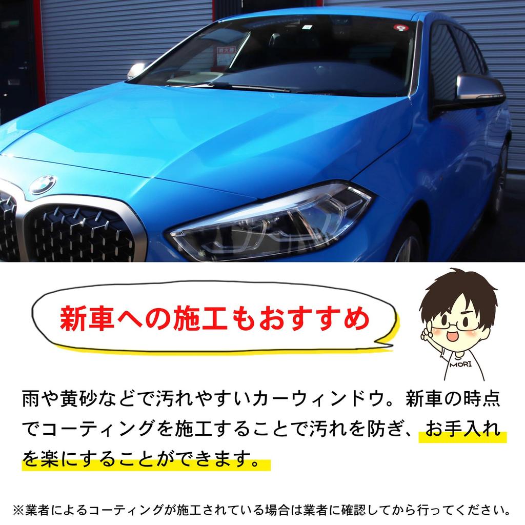 SHIELD Water-Repellent Glass Coating for Car Windshields, Strong Water Repellency, 12-Month Durability, Improved Visibility, Easy Application, Oil Fil