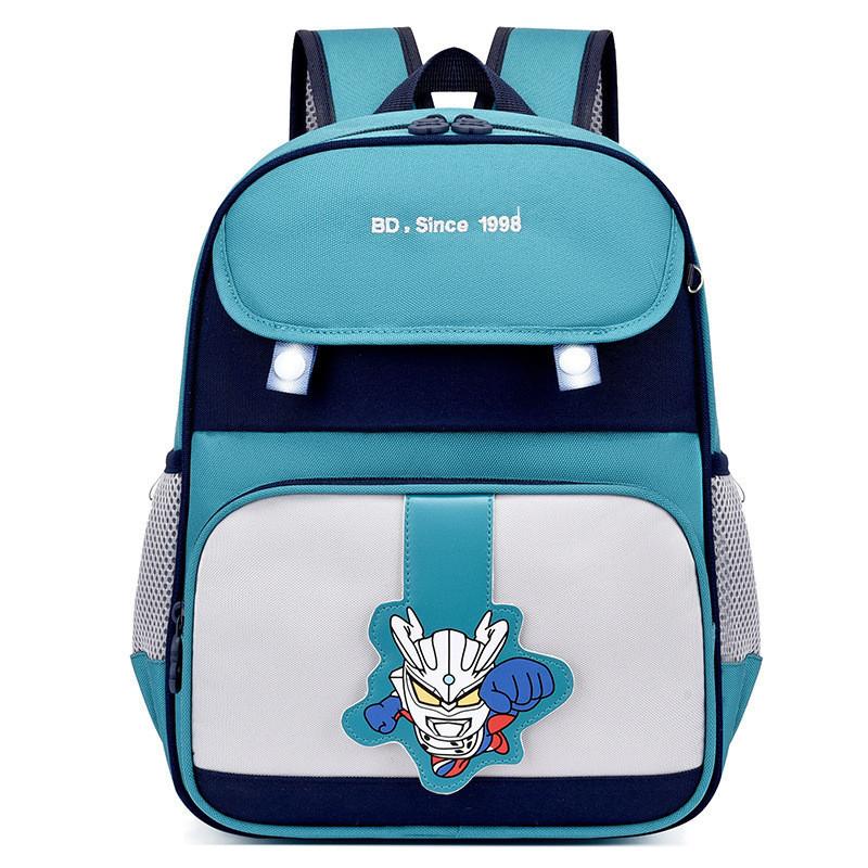 Adorable Cartoon Kids Backpack Breathable Oxford Cloth Large Capacity School Bag For Boys And Girls