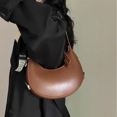 New Shoulder Bags for Women Fashion Female PU Leather Underarm Bags Versatile Ladies Hobo Bags Small Fashion Handbags