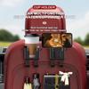Multi Functional Car Seat Back Storage Rack with Cup Holder! Mobile Phone Holder and Hook - Suitable for Most Car Models