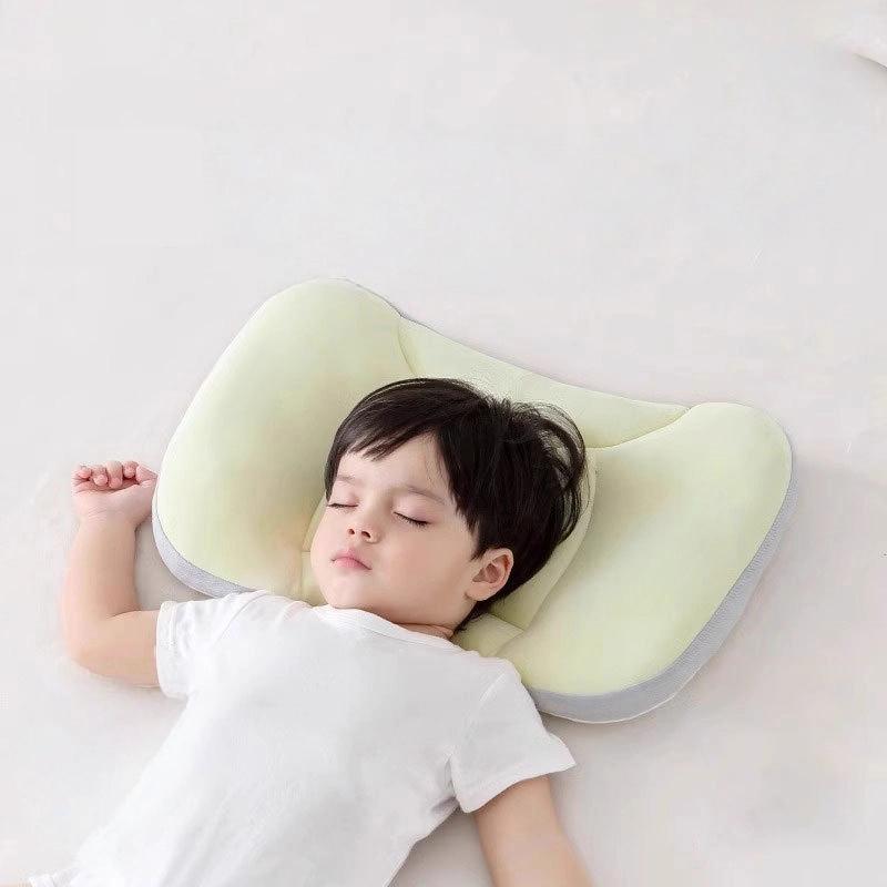 Newborn Pillow Children's Pearl Cotton Pillow, Protects Head Shape, Suitable for All Seasons