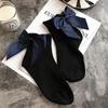27 Colors Japanese Streetwear Socks Women's Bow Socks Fashion Female Patchwork Candy Color Short Socks Cute Ladies Knot Sokken