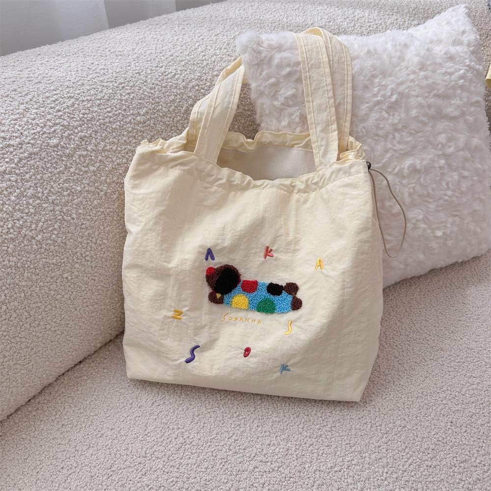 Adorable Korean Style Casual Tote Bag Perfect For Travel And School With Spacious Design