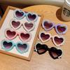 Cute Children's Sunglasses, Boys' and Girls' Sunglasses, Heart-shaped Sunshade Glasses, Decorative Glasses