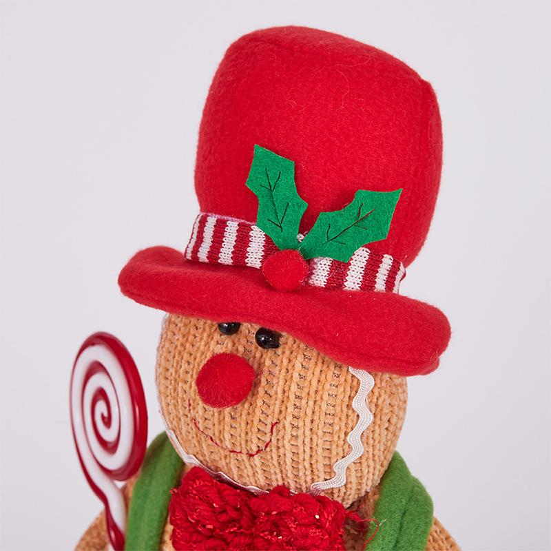 Large Gingerbread Man Doll Biscuit Cookie Man Toy Dolls Ornaments Christmas Decor Navidad 2025 New Year Gifts