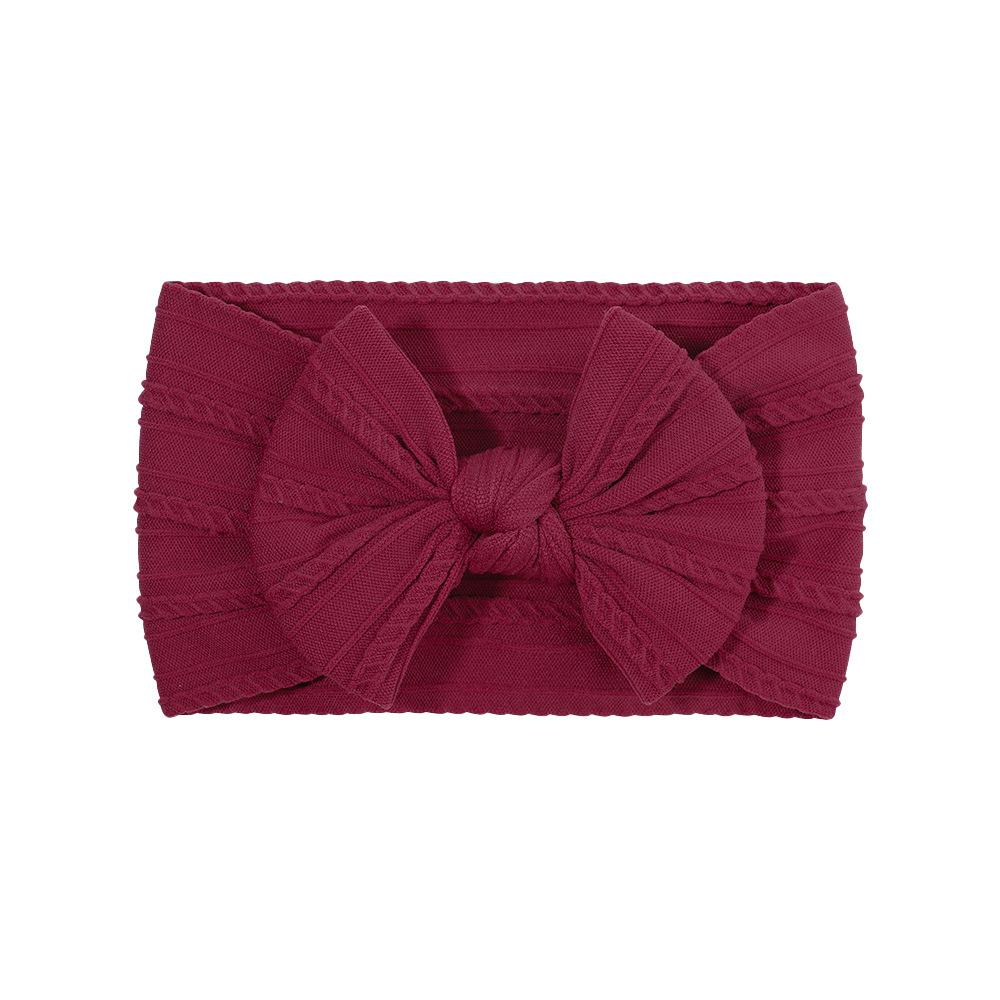 Baby Headband, Elastic Wide Brim Bow Children's Headband