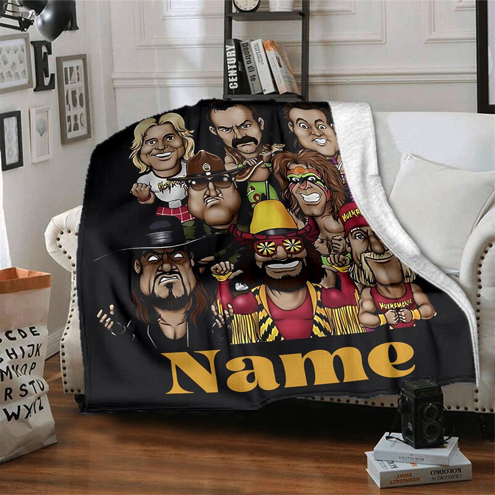 Custom Name "Night Ops: Shadow Warrior" Blanket for Couch & Bed, Plush Cozy Fuzzy Blanket Super Soft & Warm Blankets for Fall and Winter. 0908201