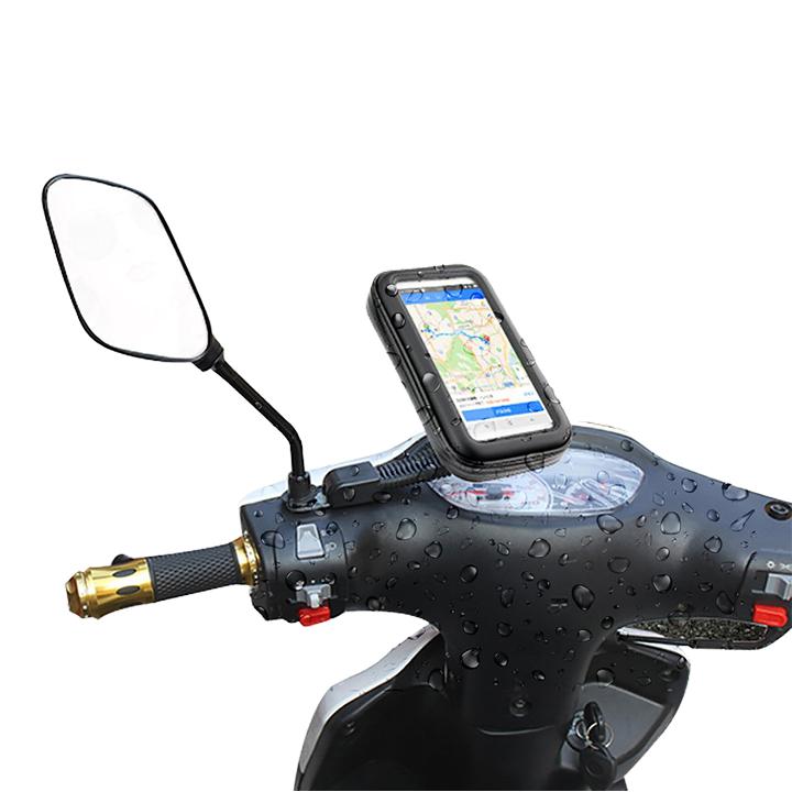 Ready To Ship Bicycle Motorcycle Phone Holder Waterproof Cellphone Case for Motorcycle Phone Holder for Motorcycle Waterproofed