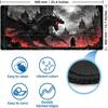 Game Dragon Boy Pattern MousePad, Anime Mouse Pad, Desktop Pad, Sewed Edge Mouse Pad Keyboard Pad Suitable for Gamers and Office