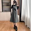 Korean Fashion Retro Vest & Midi Skirt Slimming Three-Piece Women's Set