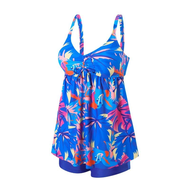 2026 Drawstring Front Tankini Set Women Swimwear Two Pieces Swimsuit Female Bathers Bathing Swimming Swim Suit Beachwear Summer