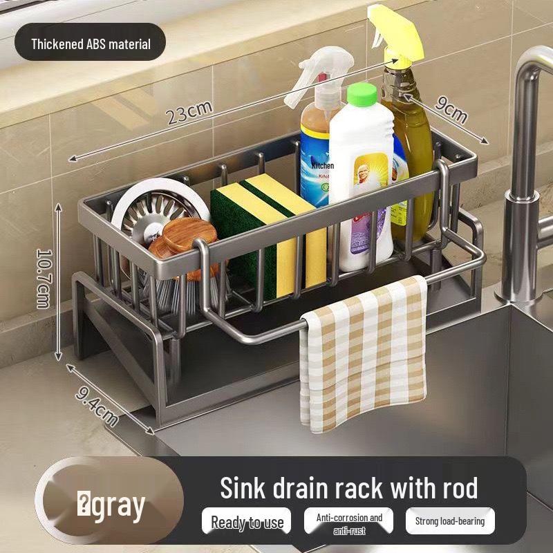 Multi-Function Kitchen Sponge and Detergent Organizer