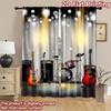 2D Flat Photography Backdrop Popular Scene Backdrop Concert Stage Instruments 100% Polyester Birthday Party for Holiday