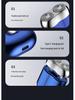 Men's Rechargeable Portable Electric Double-Head Shaver, Washable with Magnetic Blade.