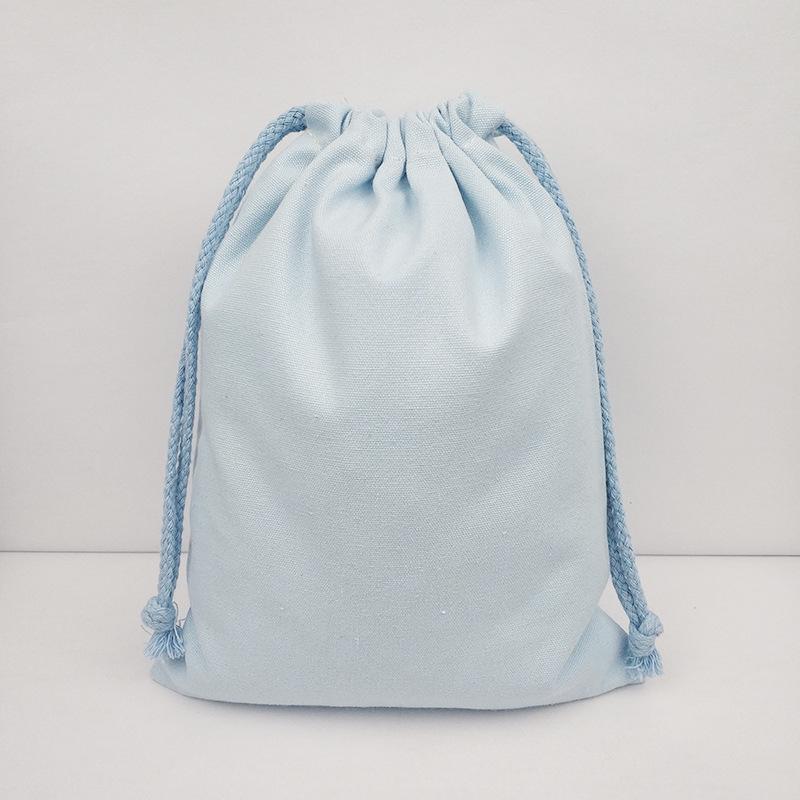 Umweltfreundliche Baumwoll-Kordelzugtasche - Leere Geschenkverpackung aus reiner Baumwolle