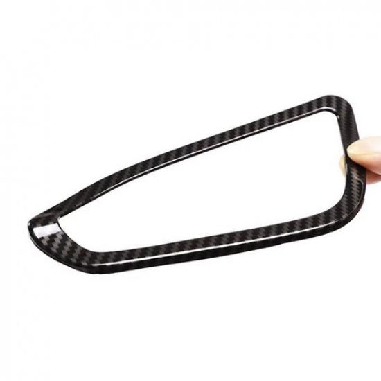 Carbon Interior Handle Frame Bowl Trim For BMW 1 2 Series F20 F21 F22 F23 ABS