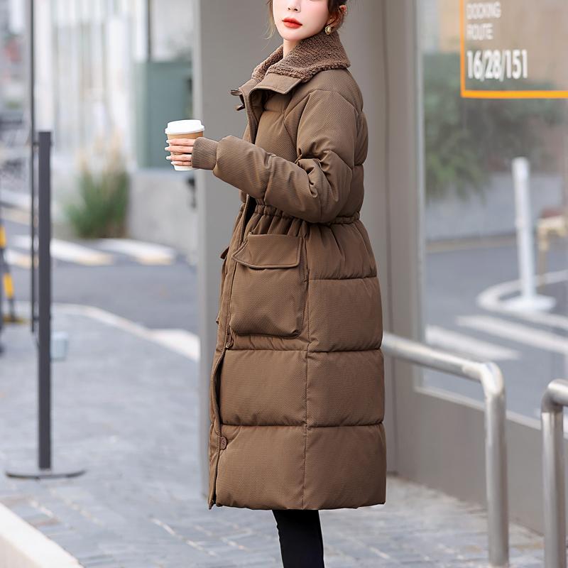 Women's Winter Coat Plus Size Fashion Thick Warm Long Warm Parkas Female Overcoat
