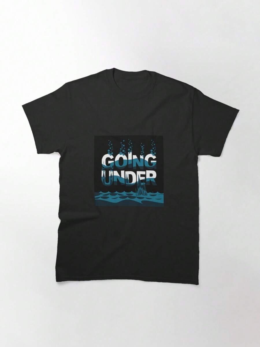 Evanescence  Submerged Descent Classic TShirt Gothic Music Graphic Design 100 Pure Comfortable M