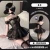 Sexy pure desire erotic underwear love confession perspective tube top net naked hip seduction skirt free women's suit