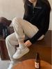 Korean Half-Zip Long-Sleeve Pullover Sweater for Women - 2026 Autumn/Winter Collection: Loose, Casual Knitwear