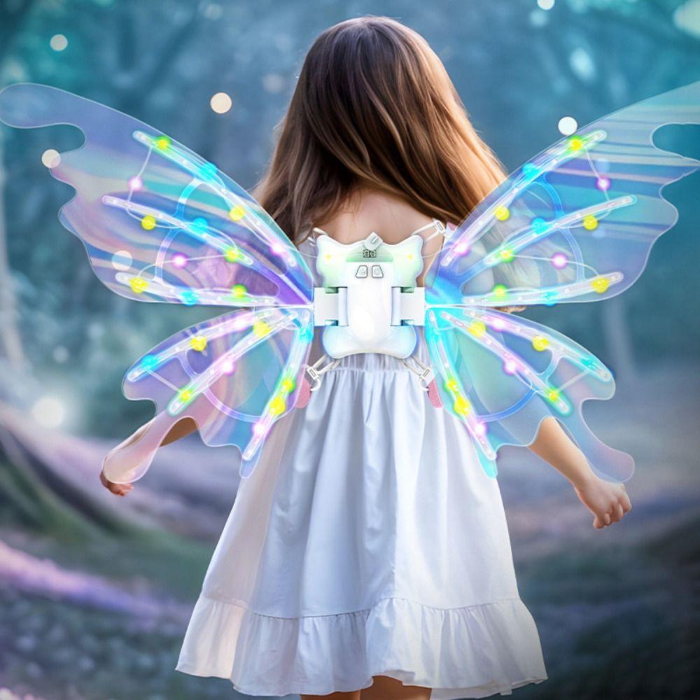 with Light Music Fairy Angel Wing  Halloween Christmas Birthday Party Decor