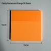 Transparent Colored PET Sticky Notes - Reusable, See-Through, Fluorescent Index Stickers